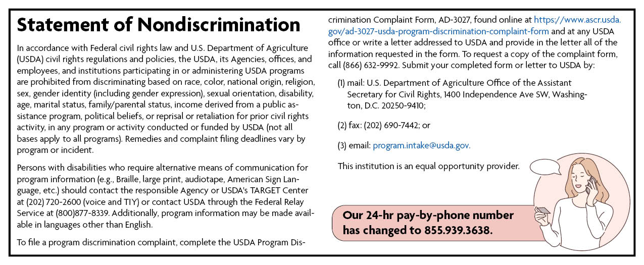 statement of non-discrimination