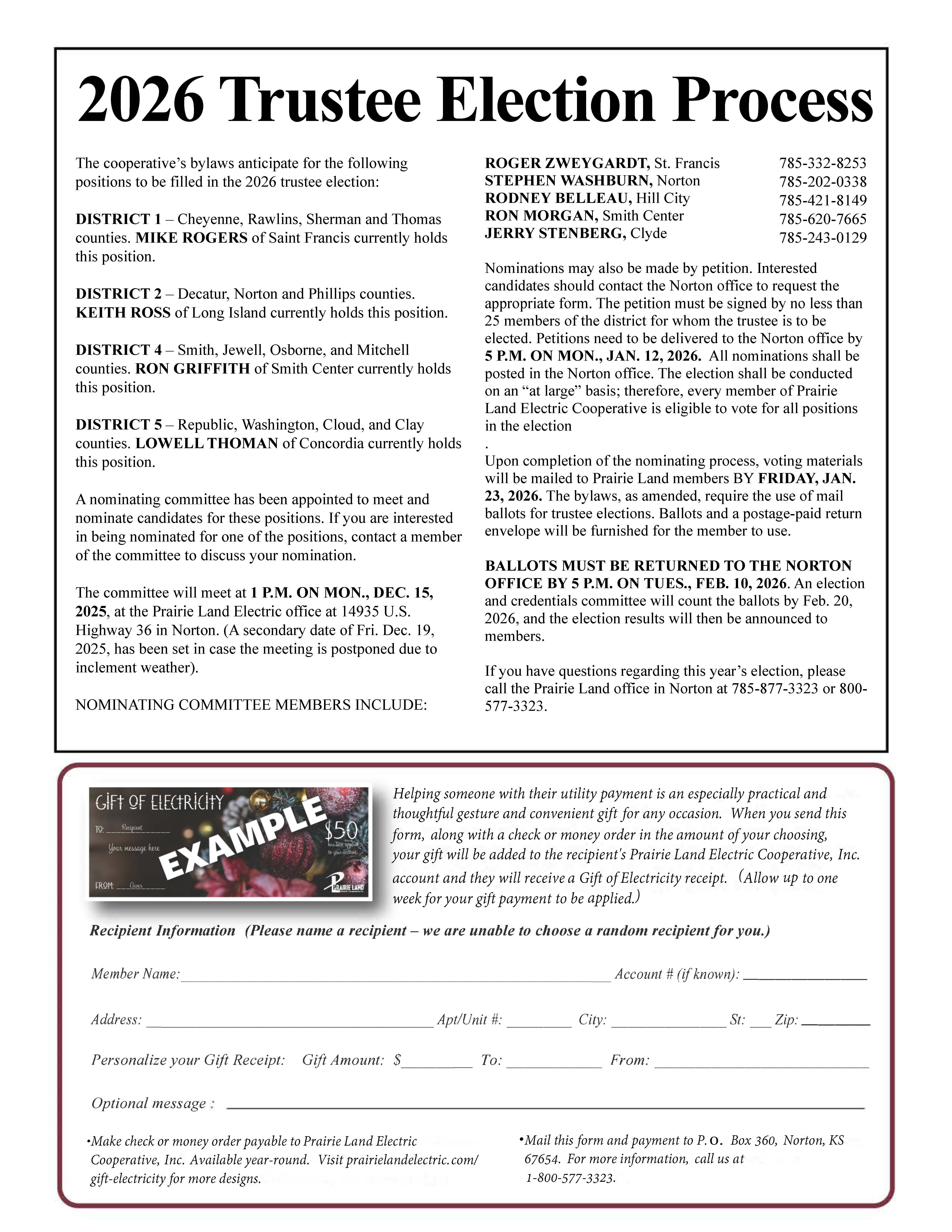 2026 Trustee Election